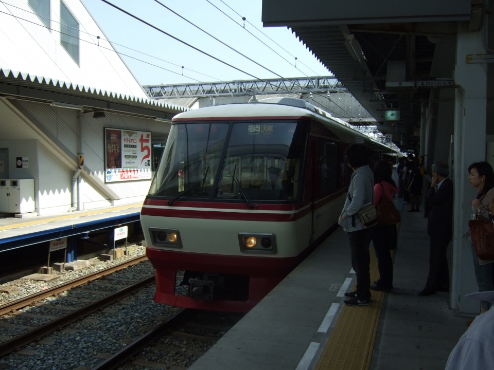 鉄レコ写真 1 乗車した列車 外観 乗車記録 乗りつぶし 西鉄二日市駅から薬院駅 09年04月30日 By たひおさん レイルラボ Raillab