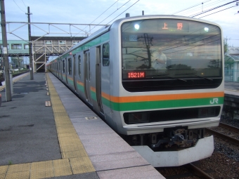氏家駅から上野駅の乗車記録(乗りつぶし)写真