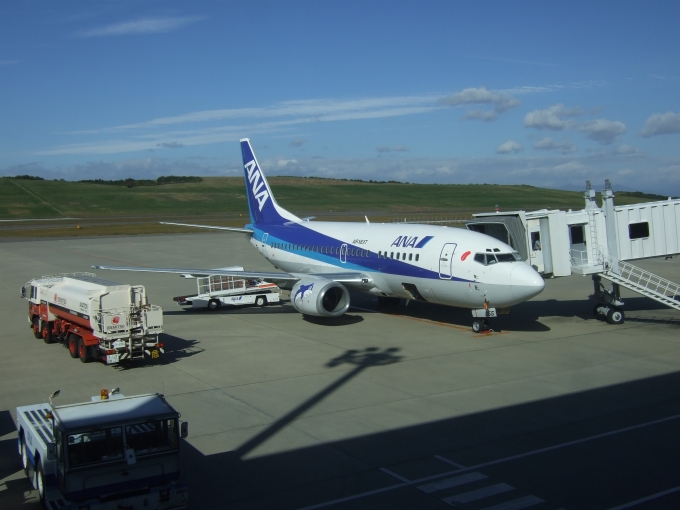 鉄道乗車記録の写真:旅の思い出(1)        「福島空港から搭乗した、今は無きAIR NEXTのB737-500」