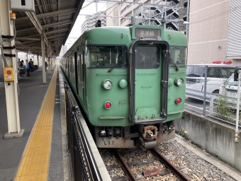 草津駅から貴生川駅の乗車記録(乗りつぶし)写真