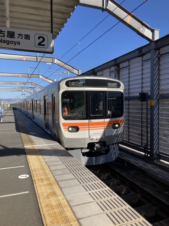 勝川駅から名古屋駅の乗車記録(乗りつぶし)写真