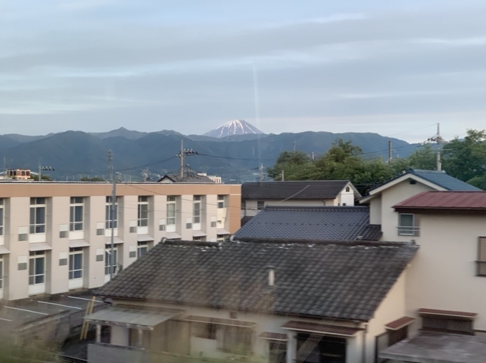 鉄道乗車記録の写真:車窓・風景(3)        「富士山！」