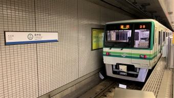 仙台駅から泉中央駅の乗車記録(乗りつぶし)写真
