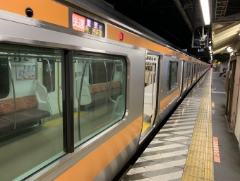 高尾駅から国立駅の乗車記録(乗りつぶし)写真