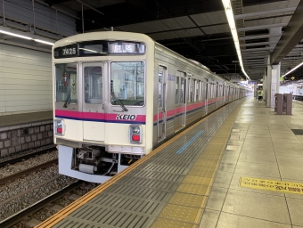 調布駅から高幡不動駅の乗車記録(乗りつぶし)写真