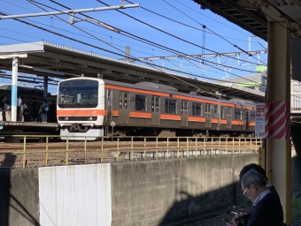 府中本町駅から尻手駅の乗車記録(乗りつぶし)写真