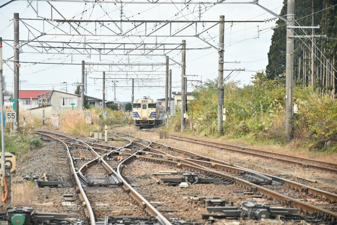 鉄道乗車記録の写真:列車・車両の様子(未乗車)(3)        「入換え中。」