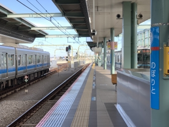 登戸駅から新松田駅の乗車記録(乗りつぶし)写真