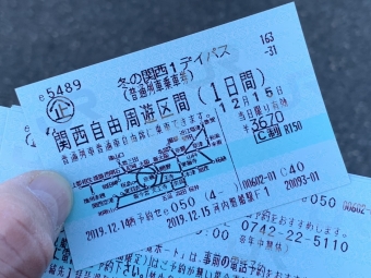 河内磐船駅から京橋駅の乗車記録(乗りつぶし)写真