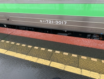 手稲駅から稲穂駅の乗車記録(乗りつぶし)写真