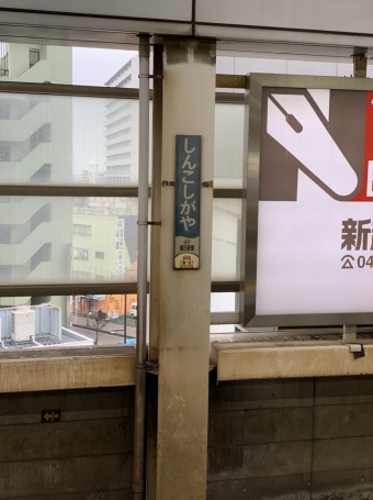 新越谷駅から南栗橋駅の乗車記録(乗りつぶし)写真