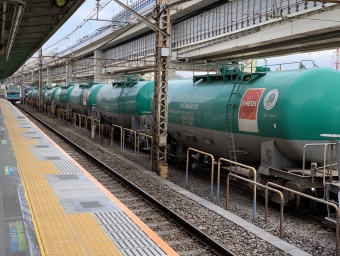 根岸駅から鶴見駅の乗車記録(乗りつぶし)写真