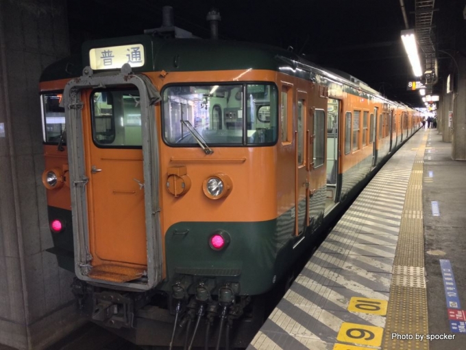 鉄道乗車記録の写真:乗車した列車(外観)(1)        「新潟から115系3連発でした。
水上からは6両になったので生き返った。」