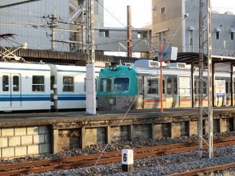 赤城駅から中央前橋駅の乗車記録(乗りつぶし)写真