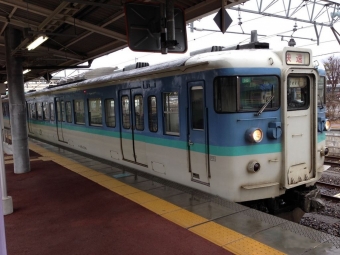 信濃大町駅から南小谷駅の乗車記録(乗りつぶし)写真