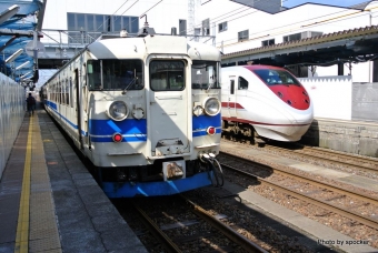 富山駅から糸魚川駅の乗車記録(乗りつぶし)写真