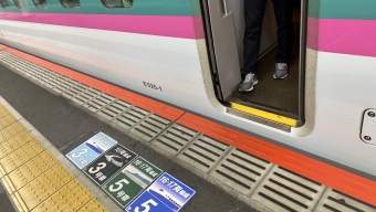 宇都宮駅から東京駅の乗車記録(乗りつぶし)写真