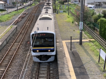 香取駅から銚子駅の乗車記録(乗りつぶし)写真