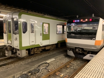 高麗川駅から拝島駅の乗車記録(乗りつぶし)写真