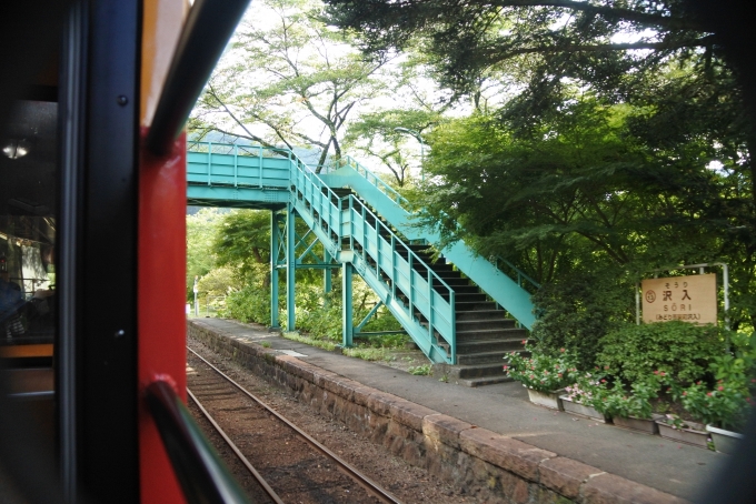鉄道乗車記録の写真:車窓・風景(3)        「NHKの朝ドラの某シーンが撮影された沢入駅」