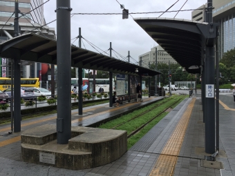 富山駅北停留場から岩瀬浜駅:鉄道乗車記録の写真