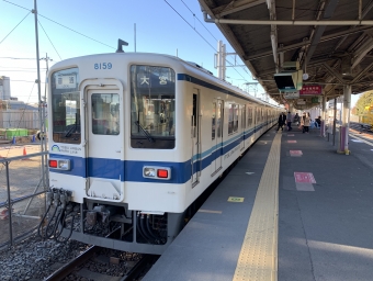 野田市駅から春日部駅の乗車記録(乗りつぶし)写真