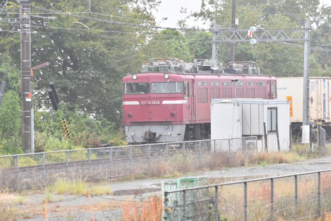 鉄道乗車記録の写真:列車・車両の様子(未乗車)(2)        「ED76-1018」