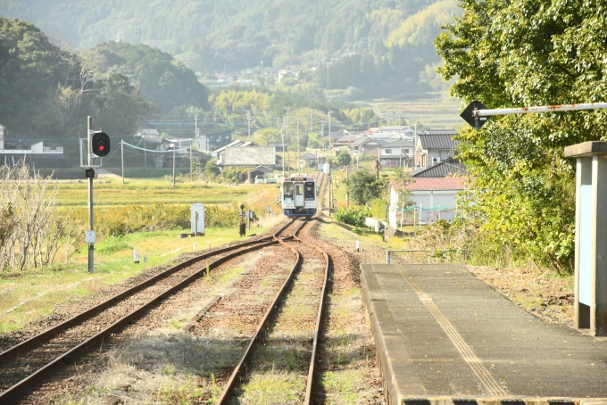 鉄道乗車記録の写真:車窓・風景(7)        「ここでは353Dとの交換。
いい風景です。」