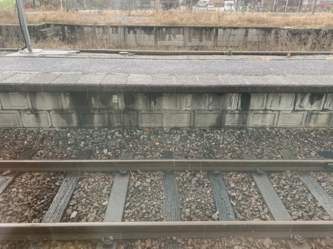 鉄道乗車記録の写真:車窓・風景(5)        「雹が降ってきましたよ！
坂町でも降ったなぁ」