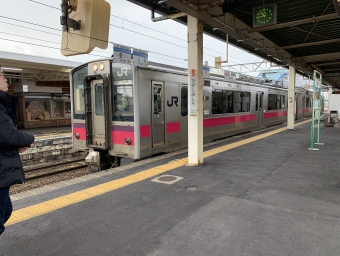 八郎潟駅から東能代駅の乗車記録(乗りつぶし)写真
