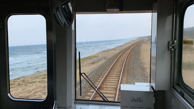 鉄道乗車記録の写真:車窓・風景(3)        「直線区間多く、駅間も長いのでスピードが出る。車窓から見える海もきれい。」