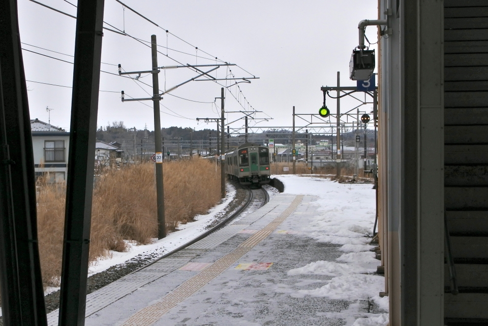 鉄道乗車記録「仙台駅から松島駅」乗車した列車(外観)の写真(2) by spocker 撮影日時:2022年01月04日