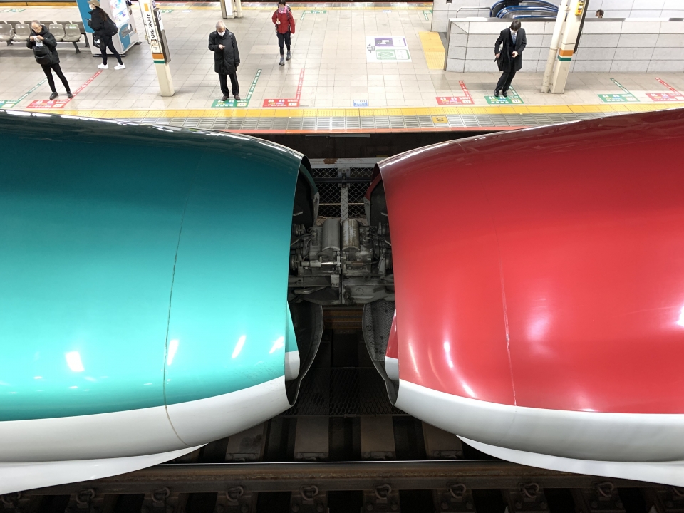 鉄道乗車記録「東京駅から仙台駅」乗車した列車(外観)の写真(2) by spocker 撮影日時:2022年01月04日