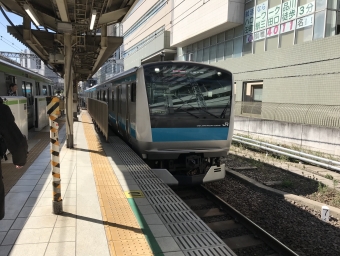 田町駅から東十条駅の乗車記録(乗りつぶし)写真