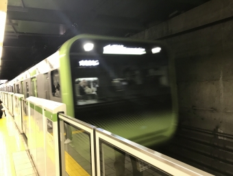 目黒駅から品川駅の乗車記録(乗りつぶし)写真