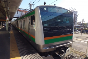 土呂駅から逗子駅の乗車記録(乗りつぶし)写真