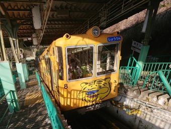 高安山駅から信貴山口駅の乗車記録(乗りつぶし)写真