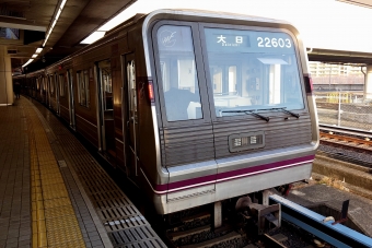 八尾南駅から東梅田駅の乗車記録(乗りつぶし)写真