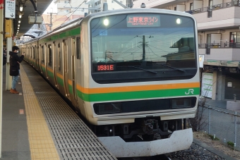土呂駅から東京駅の乗車記録(乗りつぶし)写真
