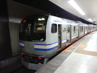 東京駅から逗子駅の乗車記録(乗りつぶし)写真
