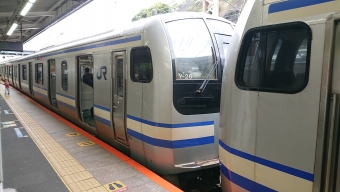 横須賀駅から逗子駅の乗車記録(乗りつぶし)写真
