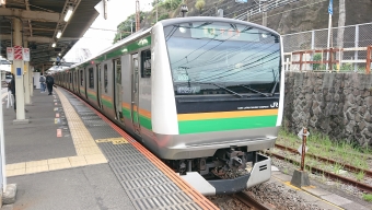逗子駅から土呂駅の乗車記録(乗りつぶし)写真