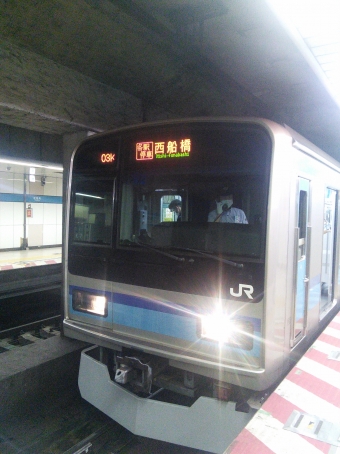朝霞台駅から東陽町駅の乗車記録(乗りつぶし)写真