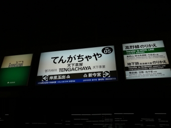 新今宮駅から天下茶屋駅の乗車記録(乗りつぶし)写真