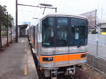 上熊本駅から北熊本駅の乗車記録(乗りつぶし)写真