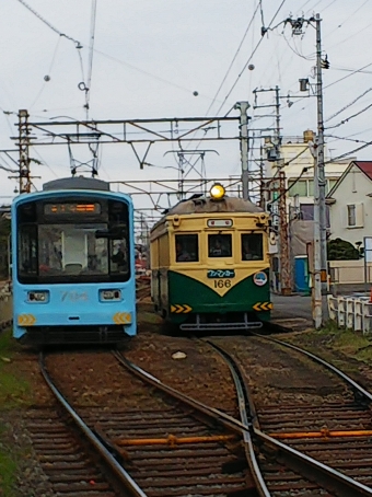 天王寺駅前停留場から恵美須町駅の乗車記録(乗りつぶし)写真