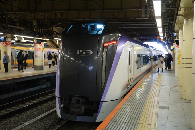 鉄道乗車記録の写真:乗車した列車(外観)(2)        「JR東日本 クハE353-7」