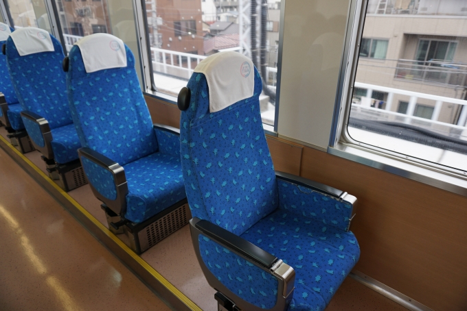 鉄道乗車記録の写真:車内設備、様子(9)        「東武鉄道 634-12座席」