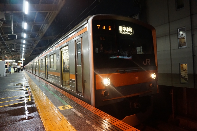 鉄道乗車記録の写真:乗車した列車(外観)(1)        「JR東日本 クハ204-46」