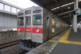 渋谷駅から越谷駅の乗車記録(乗りつぶし)写真